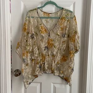 Free People sheer tunic
